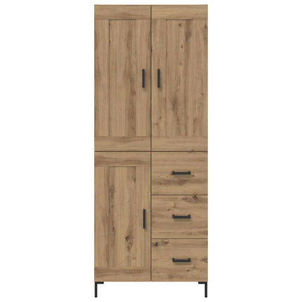 Highboard 2 stk. Artisan Egetræ 69,5 x 34 x 180 cm