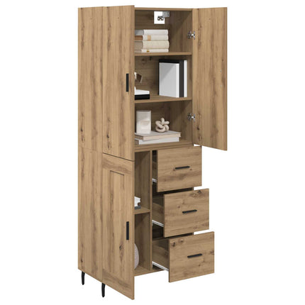 Highboard 2 pcs Artisan Egetræ 69,5 x 34 x 180 cm