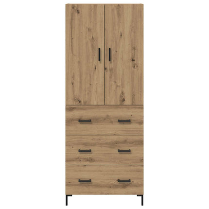 Highboard Artisan Egetræ 69,5 x 34 x 180 cm Konstrueret træ