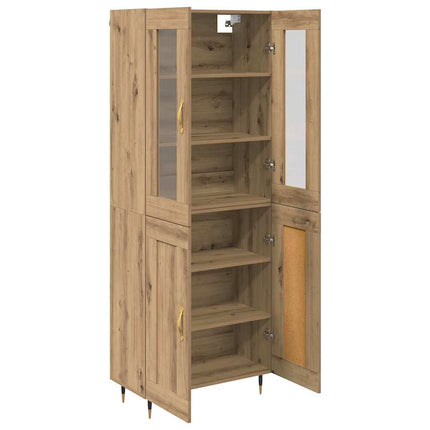 Highboard 2 pcs Artisan Egetræ 69,5 x 34 x 180 cm