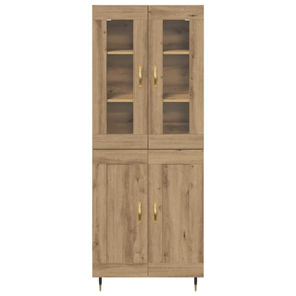Highboard 2 pcs Artisan Egetræ 69,5 x 34 x 180 cm
