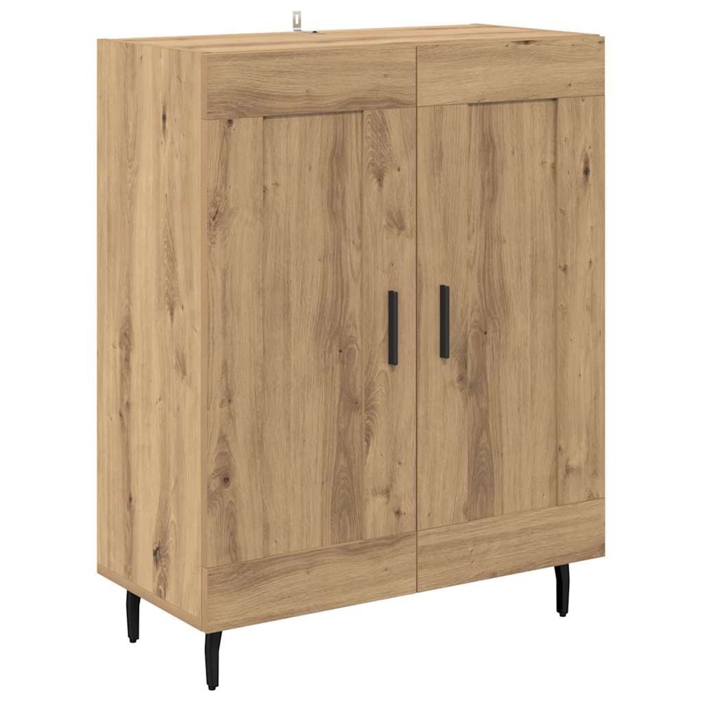Highboard 2 pcs Artisan Egetræ Konstrueret træ