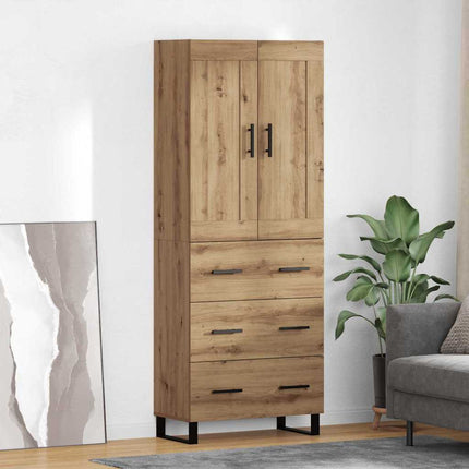 Highboard 2 pcs Artisan Egetræ 69,5 x 34 x 180 cm