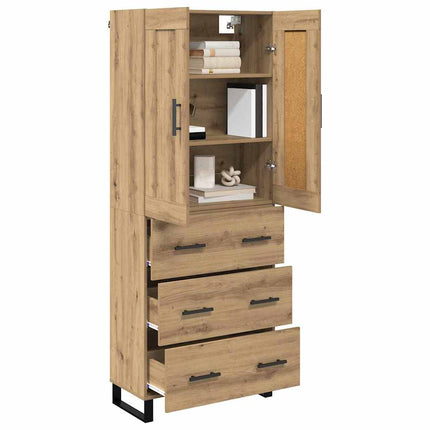 Highboard 2 pcs Artisan Egetræ 69,5 x 34 x 180 cm