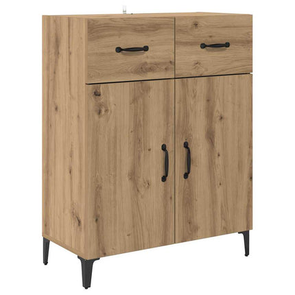 Highboard Artisan Egetræ 69,5 x 34 x 180 cm Konstrueret træ
