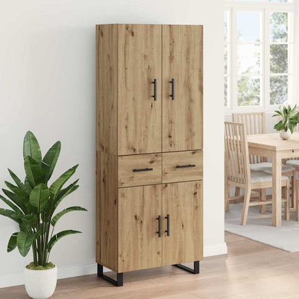 Highboard 2 pcs Artisan Egetræ 69,5 x 34 x 180 cm
