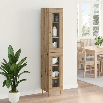 Highboard 2 pcs Artisan Egetræ 34,5 x 34 x 180 cm