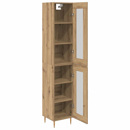 Highboard 2 pcs Artisan Egetræ 34,5 x 34 x 180 cm