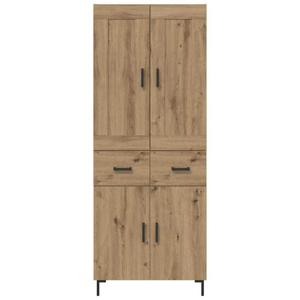 Highboard 2 stk. Artisan Egetræ 69,5 x 34 x 180 cm