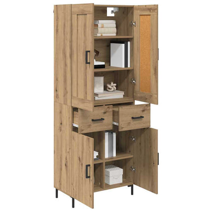 Highboard 2 stk. Artisan Egetræ 69,5 x 34 x 180 cm