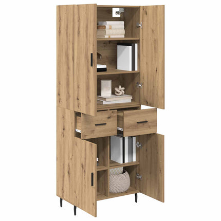 Highboard 2 pcs Artisan Egetræ 69,5 x 34 x 180 cm