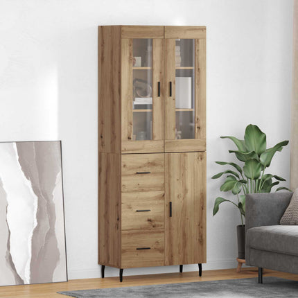 Highboard 2 pcs Artisan Egetræ 69,5 x 34 x 180 cm