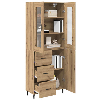 Highboard 2 pcs Artisan Egetræ 69,5 x 34 x 180 cm