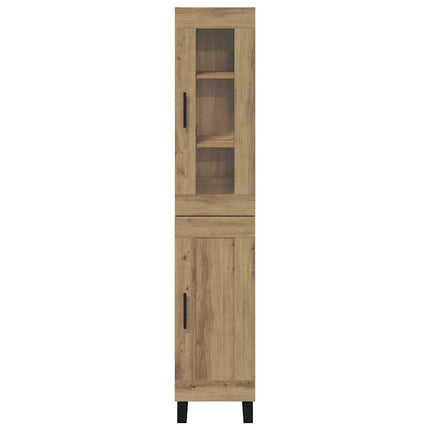 Highboard Artisan Egetræ 34,5 x 34 x 180 cm Konstrueret træ