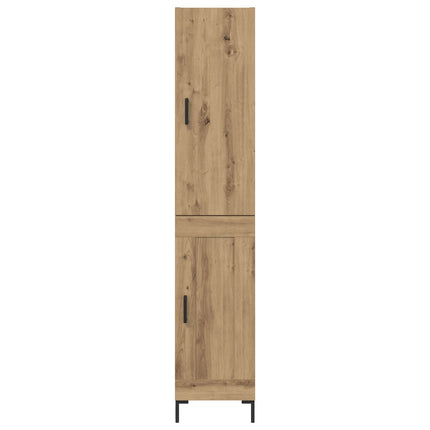 Highboard Artisan Egetræ 34,5 x 34 x 180 cm Konstrueret træ