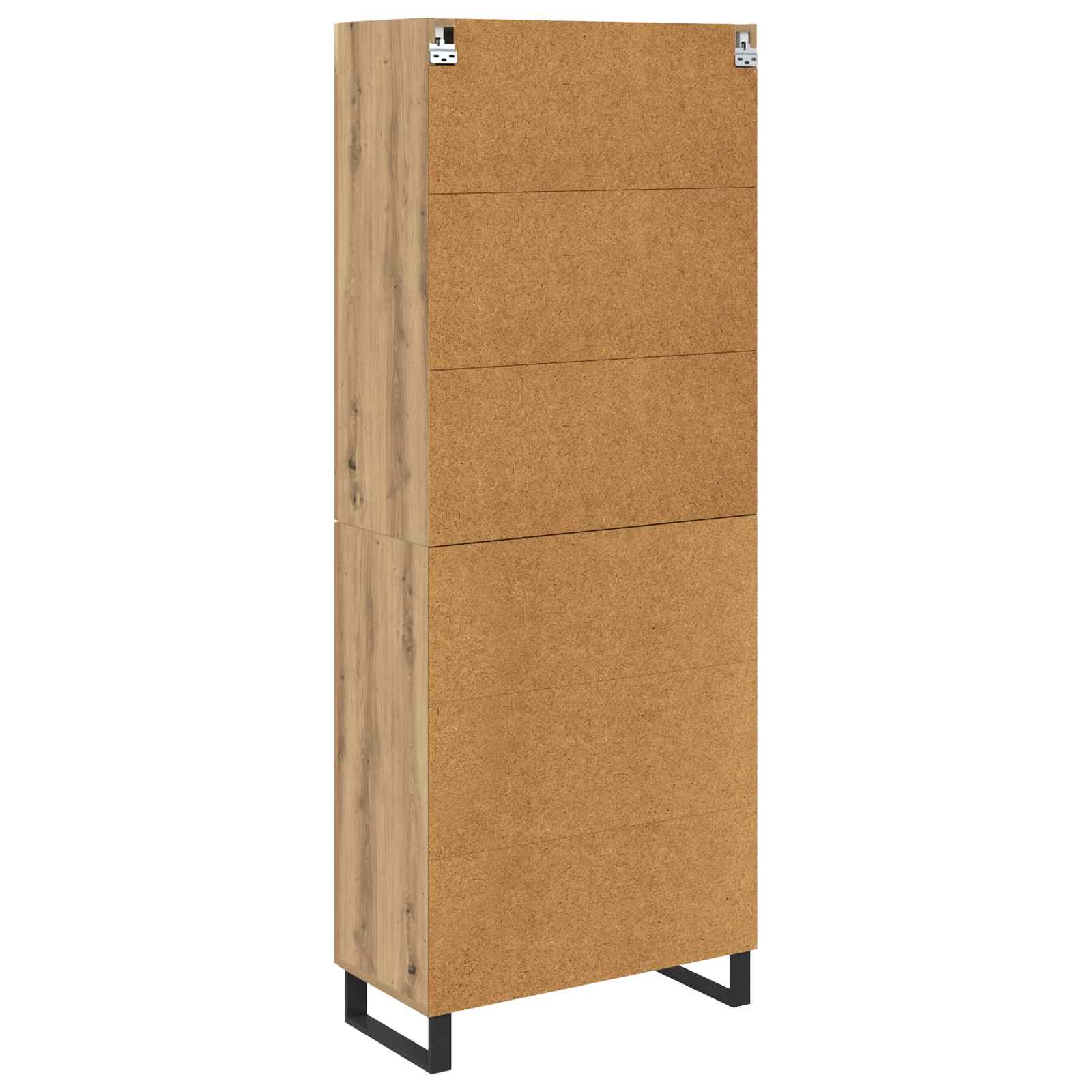 Highboard med skuffe 2 pcs Artisan Egetræ Konstrueret træ