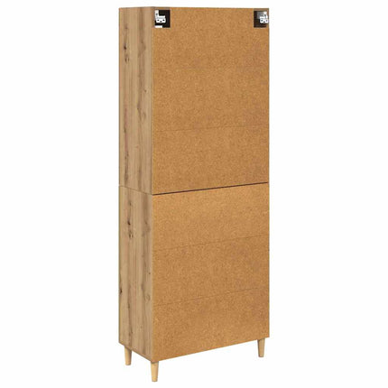 Highboard Artisan Egetræ 34,5 x 34 x 180 cm Konstrueret træ