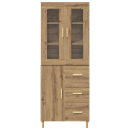 Highboard Artisan Egetræ 34,5 x 34 x 180 cm Konstrueret træ