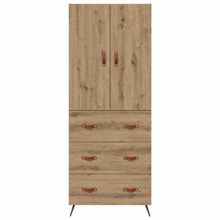 Highboard Artisan Egetræ 69,5 x 34 x 180 cm Konstrueret træ