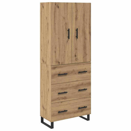 Highboard 2 pcs Artisan Egetræ 69,5 x 34 x 180 cm