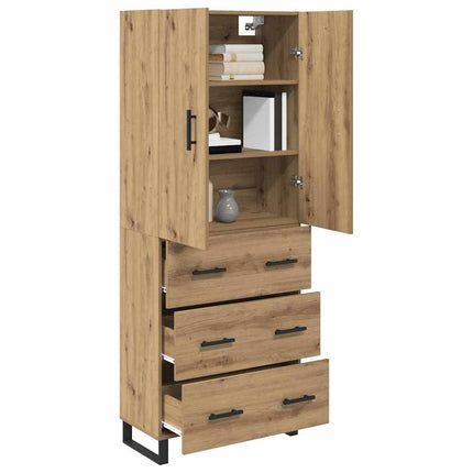 Highboard 2 pcs Artisan Egetræ 69,5 x 34 x 180 cm