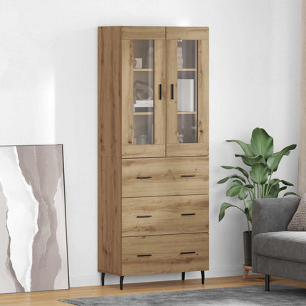 Highboard 2 pcs Artisan Egetræ 69,5 x 34 x 180 cm