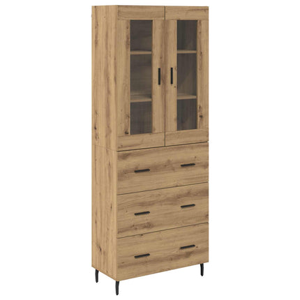 Highboard 2 pcs Artisan Egetræ 69,5 x 34 x 180 cm