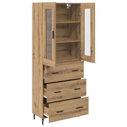 Highboard 2 pcs Artisan Egetræ 69,5 x 34 x 180 cm