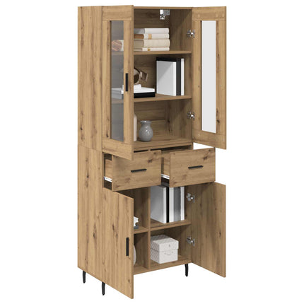 Highboard 2 pcs Artisan Egetræ 69,5 x 34 x 180 cm