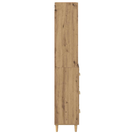 Highboard Artisan Egetræ 69,5 x 32,5 x 180 cm Konstrueret træ