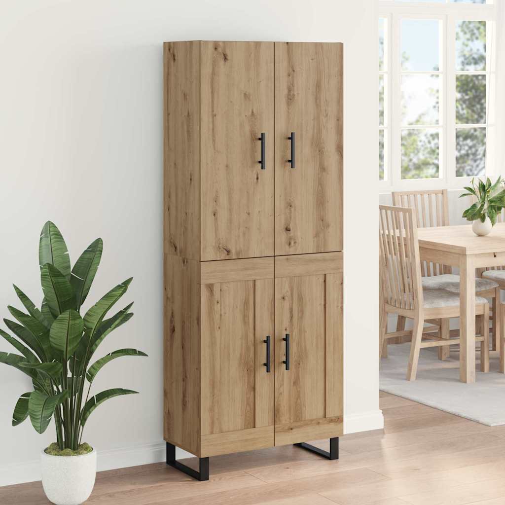 Highboard 2 pcs Artisan Egetræ 69,5 x 34 x 180 cm