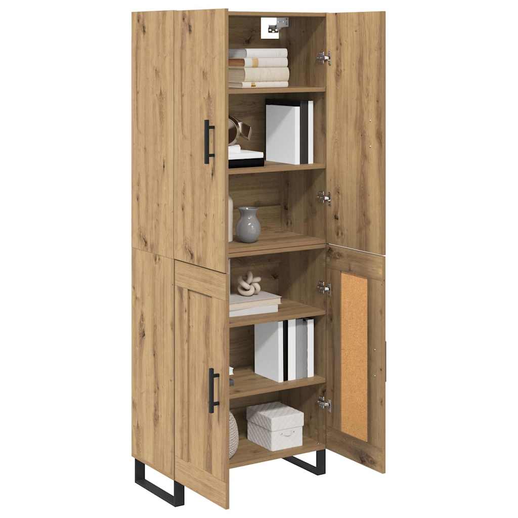 Highboard 2 pcs Artisan Egetræ 69,5 x 34 x 180 cm