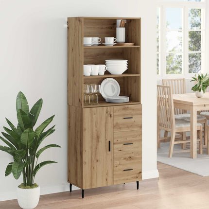 Highboard 2 pcs Artisan Egetræ 69,5 x 32,5 x 180 cm