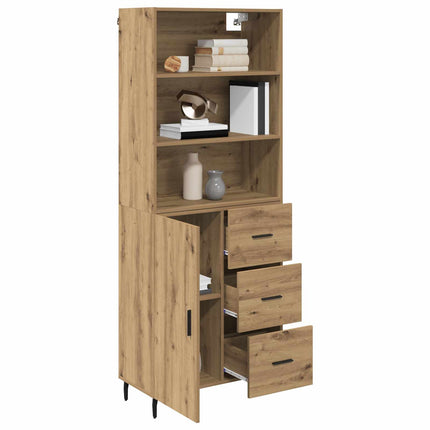 Highboard 2 pcs Artisan Egetræ 69,5 x 32,5 x 180 cm