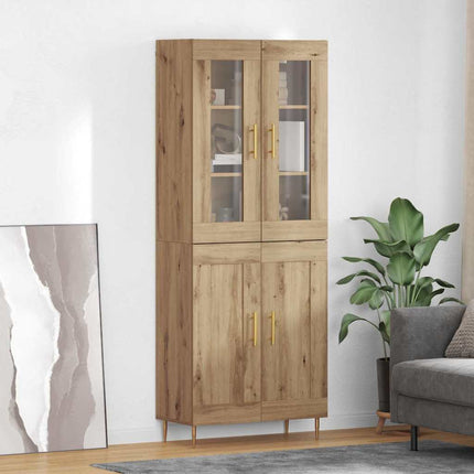 Highboard 2 pcs Artisan Egetræ 69,5 x 34 x 180 cm