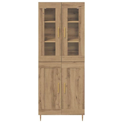 Highboard 2 pcs Artisan Egetræ 69,5 x 34 x 180 cm
