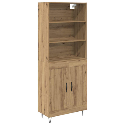 Highboard 2 pcs Artisan Egetræ 69,5 x 34 x 180 cm