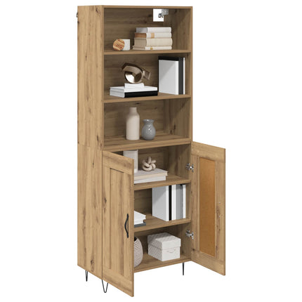 Highboard 2 pcs Artisan Egetræ 69,5 x 34 x 180 cm