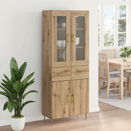 Highboard 2 pcs Artisan Egetræ 69,5 x 34 x 180 cm