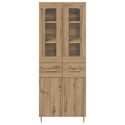 Highboard 2 pcs Artisan Egetræ 69,5 x 34 x 180 cm