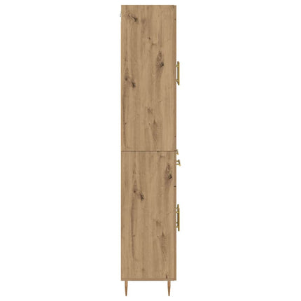Highboard 2 pcs Artisan Egetræ 69,5 x 34 x 180 cm