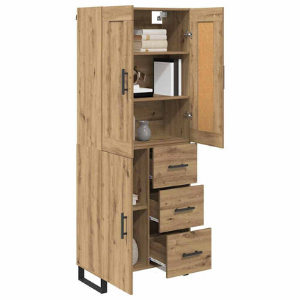 Highboard 2 pcs Artisan Egetræ 69,5 x 34 x 180 cm