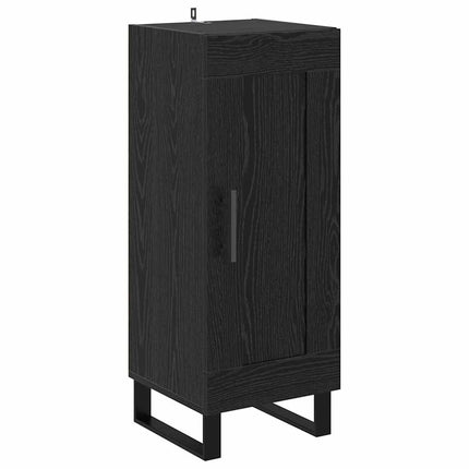 Highboard Sort eg 34,5 x 34 x 180 cm Konstrueret træ