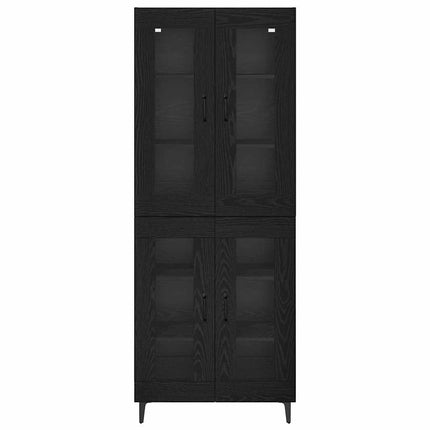 Highboard Sort eg 69,5 x 34 x 180 cm Konstrueret træ
