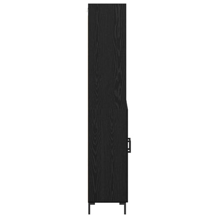 Highboard Sort eg 69,5 x 34 x 180 cm Konstrueret træ