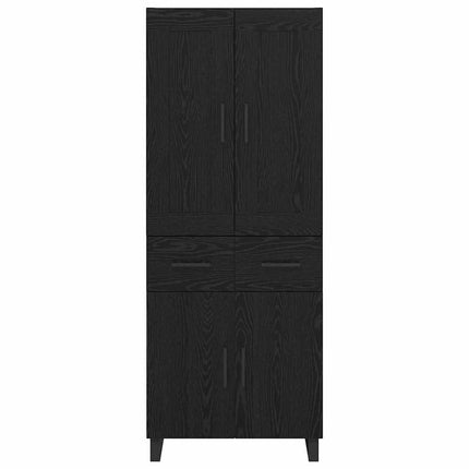 Highboard 2 stk. Sort eg 69,5 x 34 x 180 cm