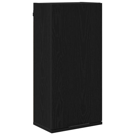 Badeværelsesmøbel sæt 5 stk. Sort eg 64,5 x 33,5 x 59 cm