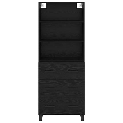 Highboard 2 stk. Sort eg 69,5 x 34 x 180 cm