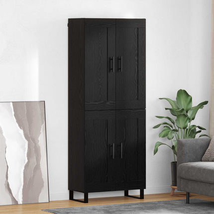 Highboard 2 stk. Sort eg 69,5 x 34 x 180 cm