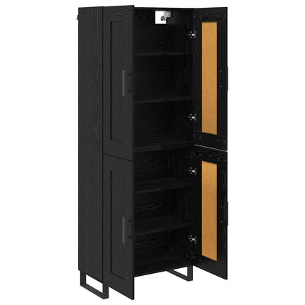 Highboard 2 stk. Sort eg 69,5 x 34 x 180 cm